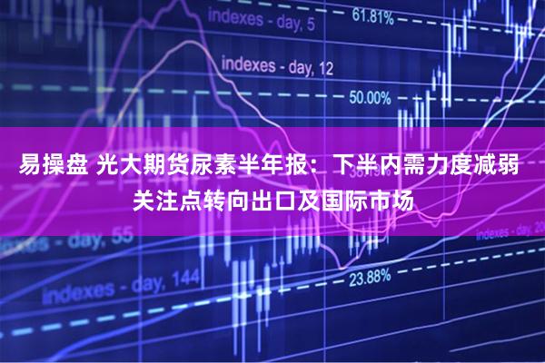 易操盘 光大期货尿素半年报：下半内需力度减弱 关注点转向出口及国际市场