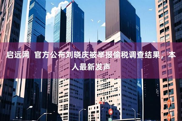 启远网  官方公布刘晓庆被举报偷税调查结果，本人最新发声